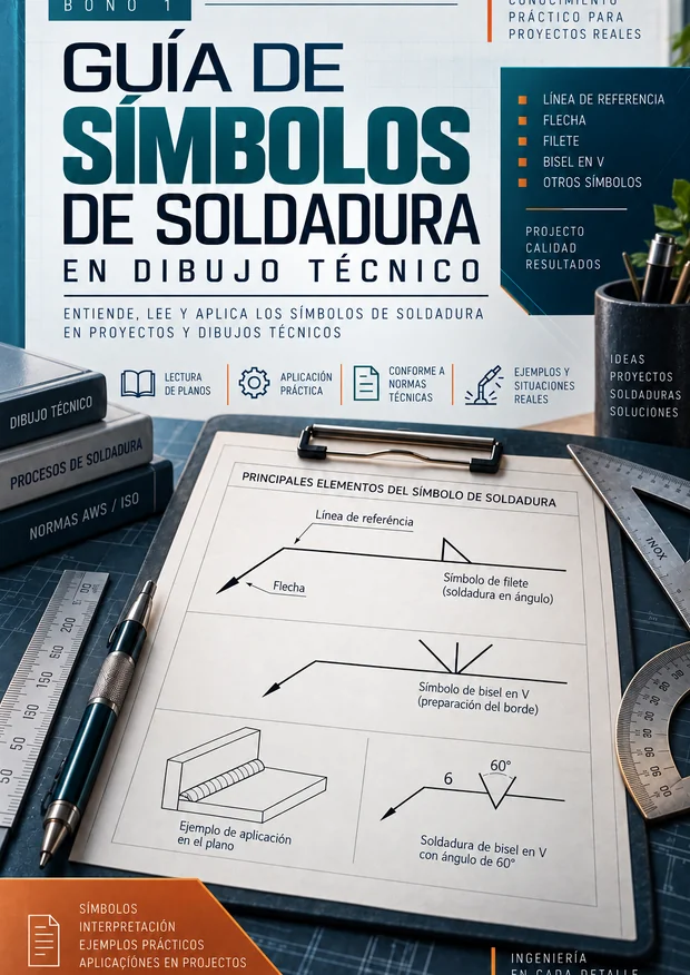 Bono 1: Guía de Símbolos de Soldadura en Dibujo Técnico